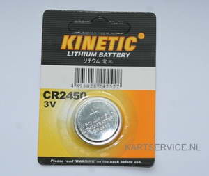 Battery CR2450 merk Kinetic ( voor Alfano Pro )