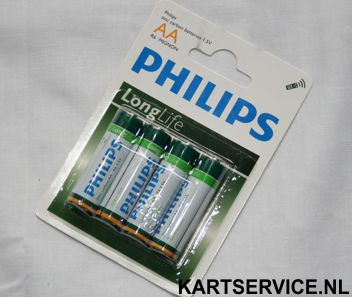 Philips AA batterijen 4 stuks (R06)