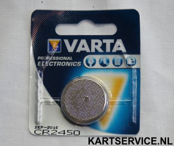 Batterij CR2450 merk VARTA ( voor Alfano Pro )