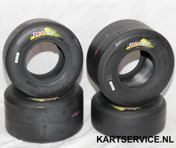 paniek Lam wimper Maxxis Rookie geel set mini banden 10x4.00-5/11x5.00-5 - Kartservice vd  Spoel