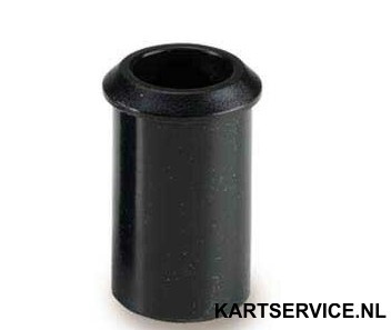 Sidepod beugel bevestigings rubber zwart 28/20mm