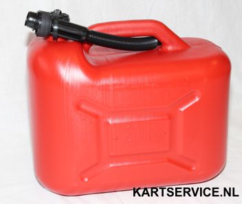 Jerrycan 20 liter kunststof (benzinetank)