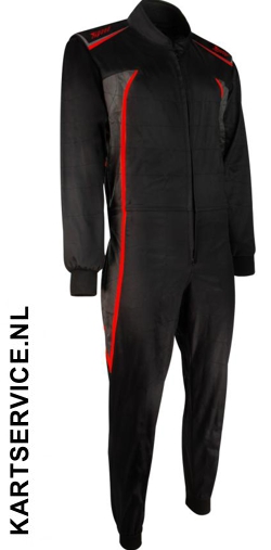 Speed Overall DETROIT 2.0 ZWART/GRIJS/ROOD