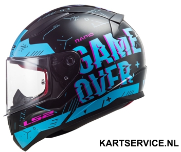 Helm LS2 Rapid III Hyper ZWART/GEEL