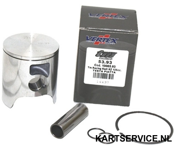 Zuiger Vertex compleet 53.93 FLAT HEAD R0.8 TM R1+R2