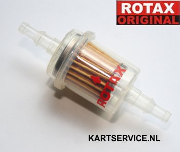 Benzinefilter Rotax Max met Rotax print
