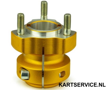 Wielnaaf RR voor achteras 30x62mm GOUD