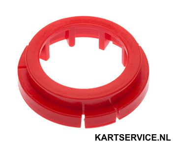 Wielnaafring rood nylon (ring voor montage in wielnaaf)